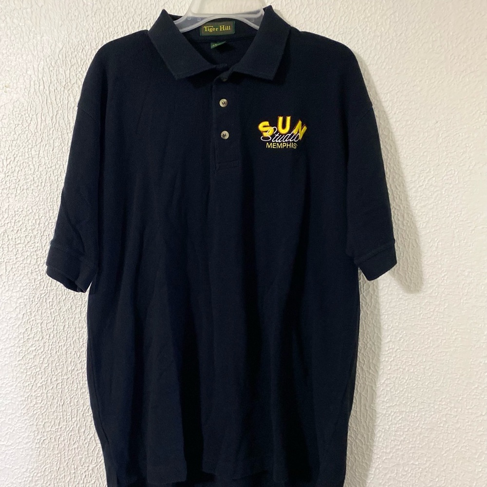SUN STUDIOS polo shirt , size 2xl legendary rock and roll recording studio